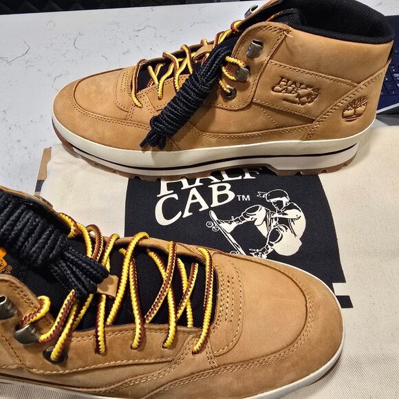 VANS x Timberland Boots Half Cab Hiker Wheat VN000CBNWEA Men’s US 10 NEW RARE - Picture 6 of 16
